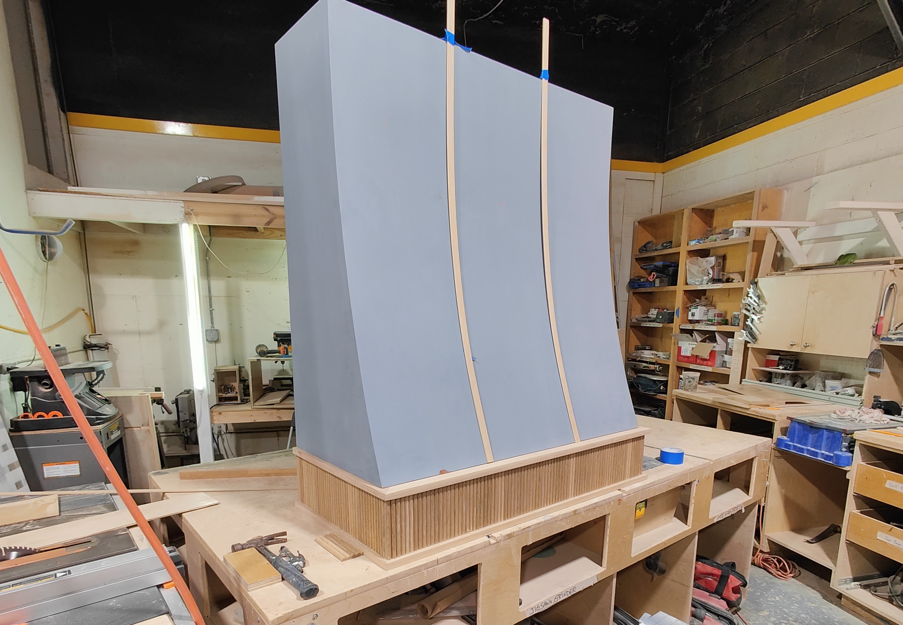 Shop build — final assembly