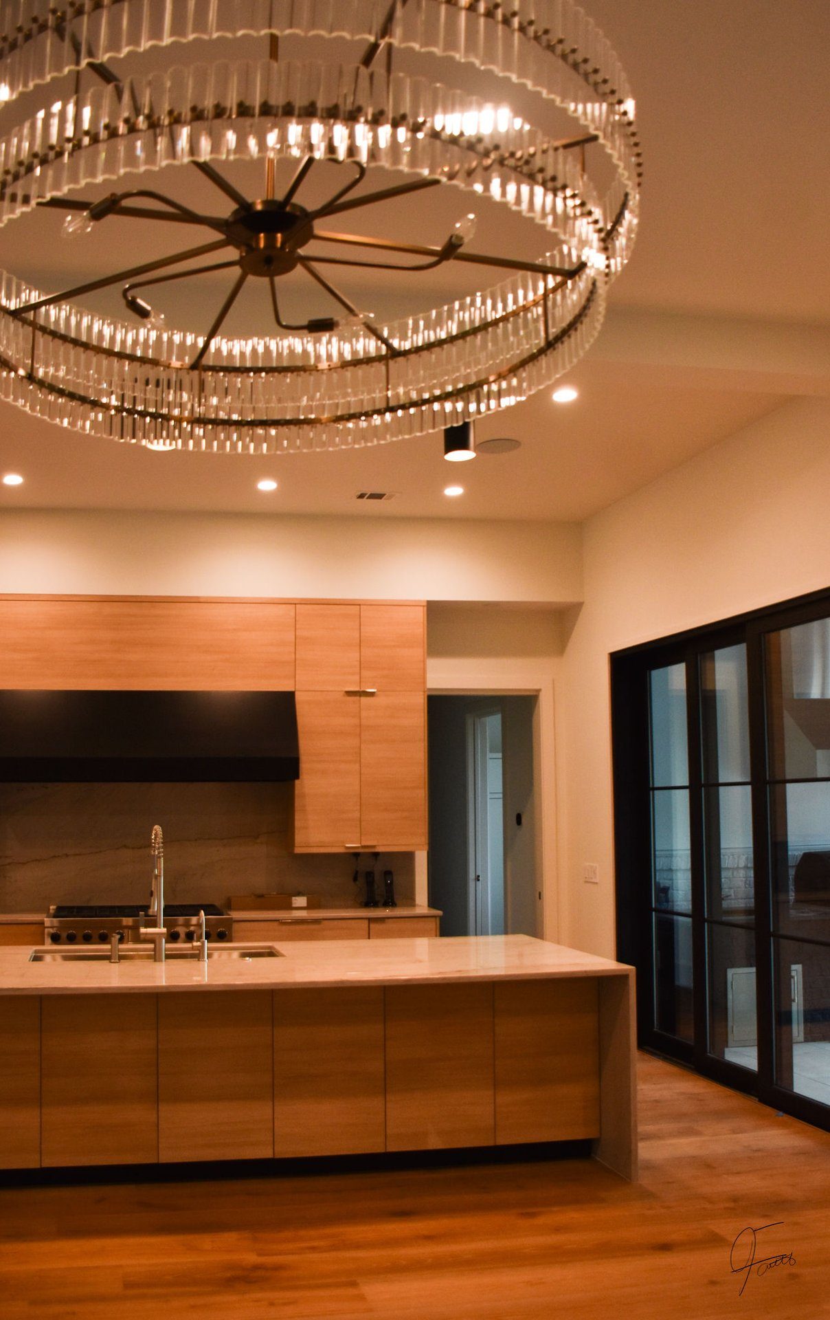 Modern frameless kitchen